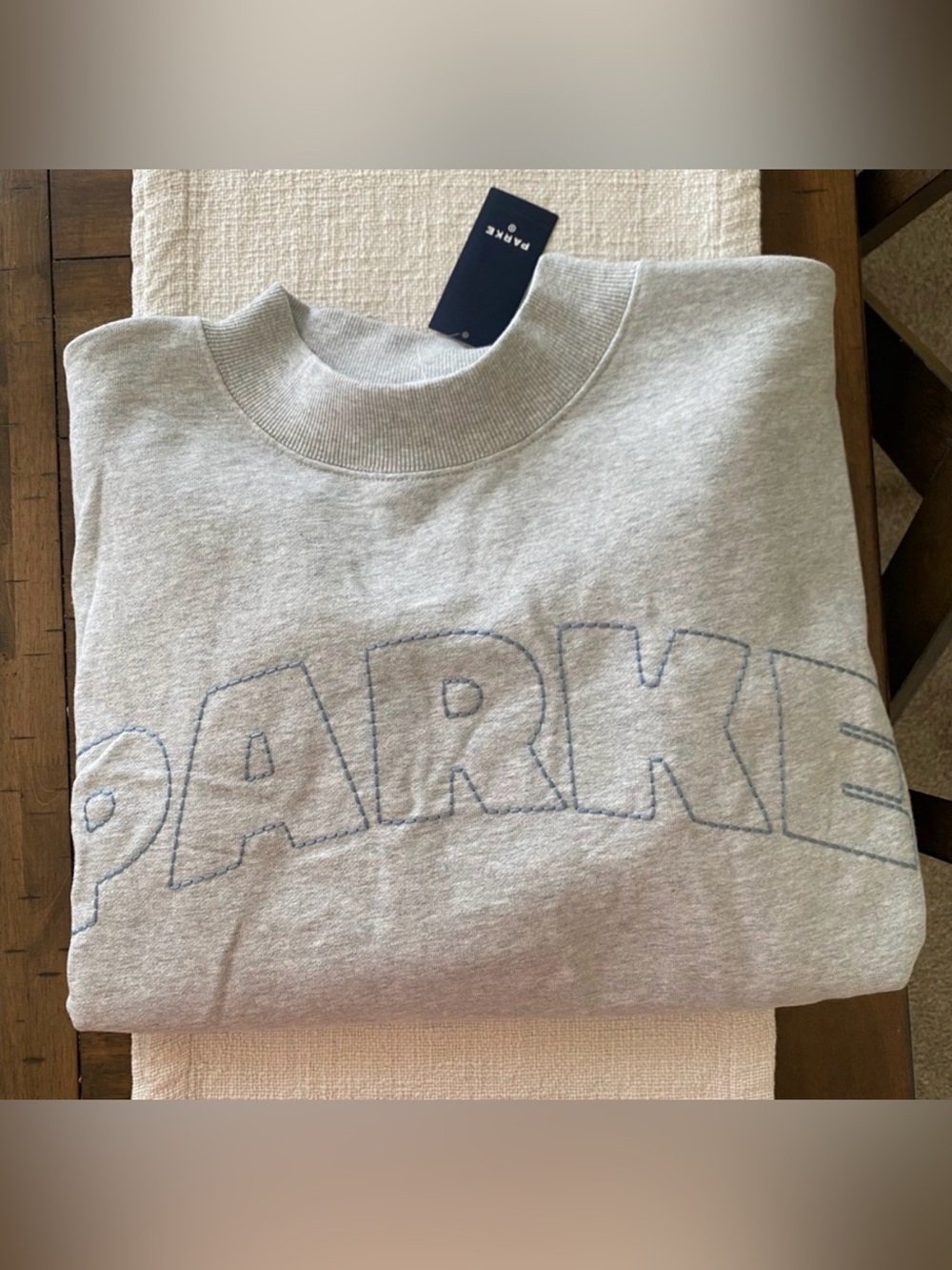 PARKE X Target Gray Mockneck